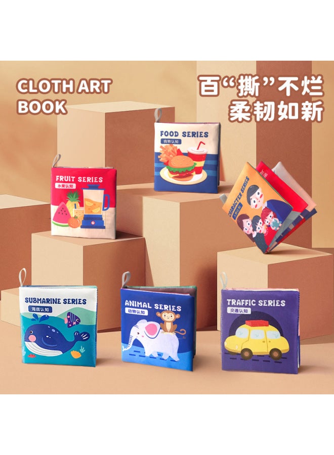 Baby Cloth Book March-june Baby Can't Tear Bite Stereo Cognition Sound 0-1 Year Old Children's Early Education Educational Toys - Image 2